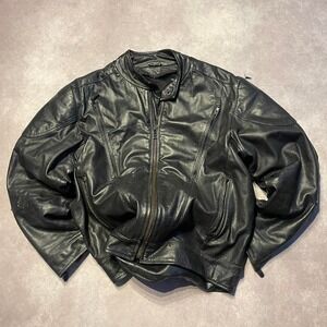 Vintage Black Leather Jacket